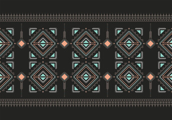 ethnic pattern texture design background print abstract seamless vector textile.