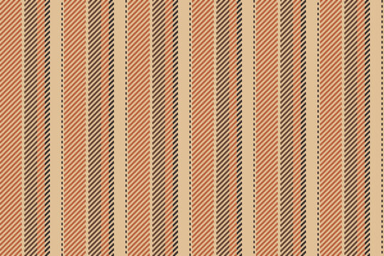 Vertical vector fabric of background texture seamless with a textile pattern stripe lines.