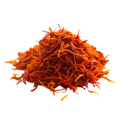 Naklejka premium Saffron isolated on transparent background