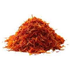 Naklejka premium Saffron isolated on transparent background