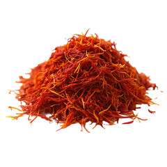 Naklejka premium Saffron isolated on transparent background