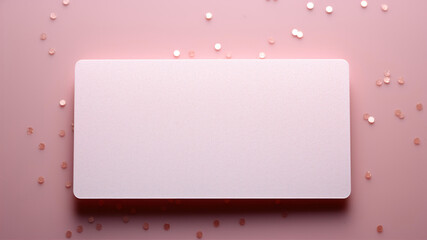 Blank pink signboard on pink background.