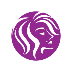 women's beauty and hair care logo design