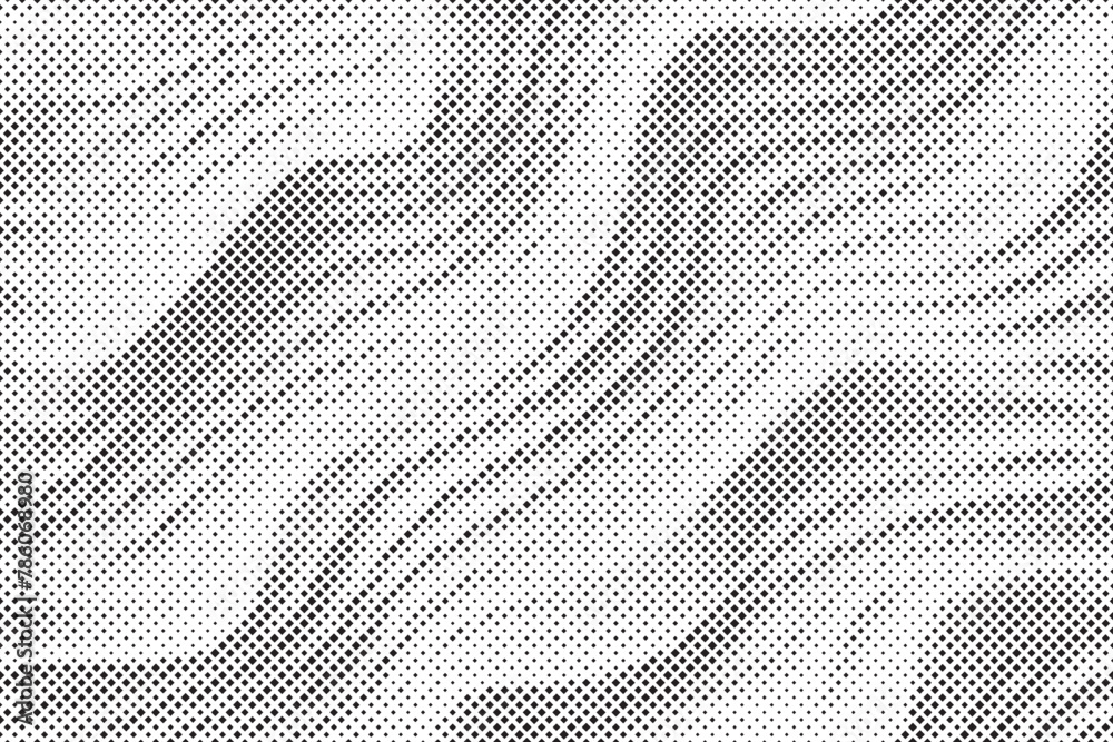 Poster background with squares halftone dots. halftone vector background. monochrome halftone pattern. abst
