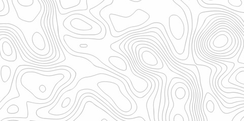 Black and white lines seamless Topographic map patterns, topography line map. Vintage outdoors style. The stylized height of the topographic map contour in lines and contours isolated on transparent. - obrazy, fototapety, plakaty