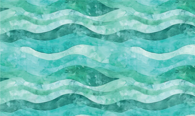 watercolor background brush strokes, turquoise waves