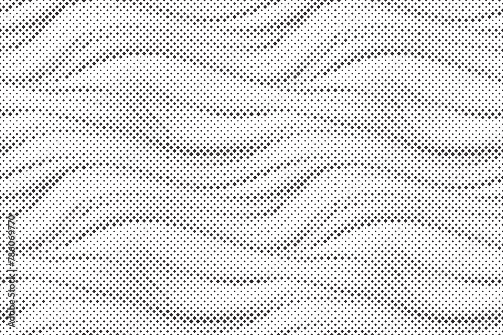 Poster background with squares halftone dots. halftone vector background. monochrome halftone pattern. abst