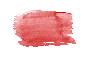 Abstract red watercolor on white background. - 786070194