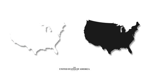 America Map. USA Map Vector - 786070310