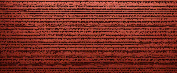 Retro vintage fire red Fish scale tiles texture background 