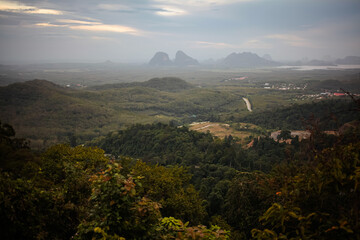 The beautiful of Wang Kelian View Point, Perlis, Malaysia.