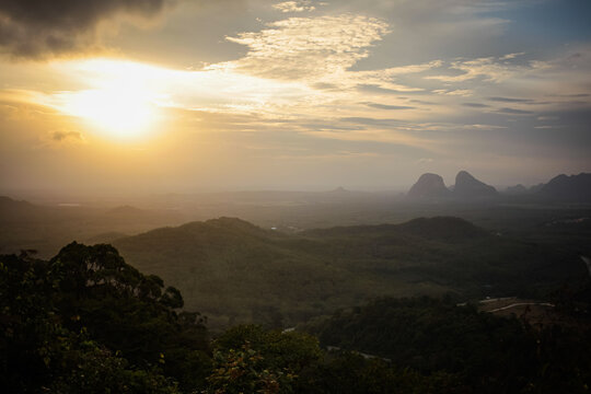 The beautiful of Wang Kelian View Point, Perlis, Malaysia.