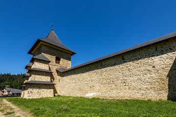 The monastery of Sucevita in Romania