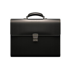 black leather briefcase png
