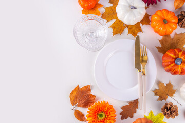 Autumn table setting