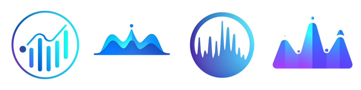 Data Analytics clipart collection, symbol, logos, icons isolated on transparent background