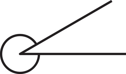 reflex angle vector outline