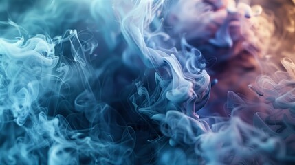 Colorful smoke abstract background