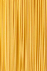 Raw dry spaghetti  italian pasta texture background.