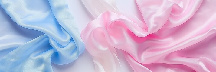 Elegant pastel silky fabric texture with smooth waves  perfect for fashion and luxury branding