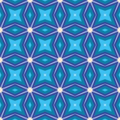 a blue and white geometric background with stars on it illustration