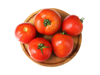 tomatoes in a basket