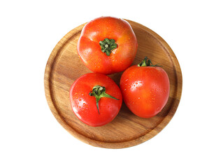 tomatoes in a basket
