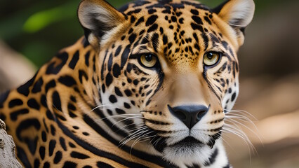 Close Up Photo of Jaguar Generative AI