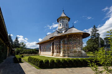 The monastery of Moldovita in Romania