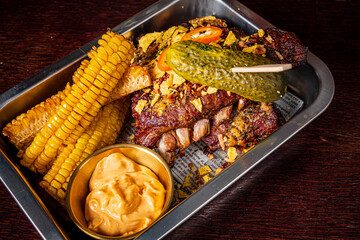 fast food on the table