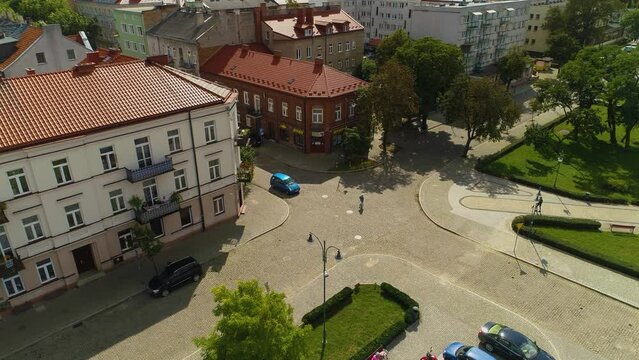 Kaczynski Square Green Market Wloclawek Zielony Rynek Aerial View Poland