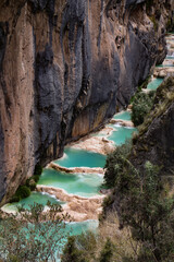 waterfall in the canyon