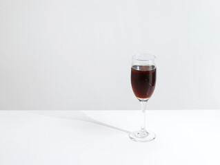 Summer drinks on a white tabletop