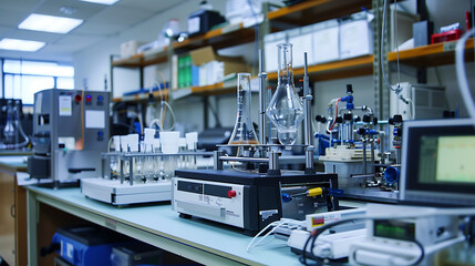 Experimental equipment for physical research.