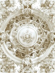 detail of the ceiling of the basilica of st mark - obrazy, fototapety, plakaty