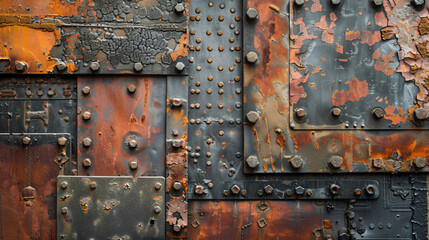 Abstract background with rusty metal