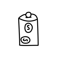 save money line icon