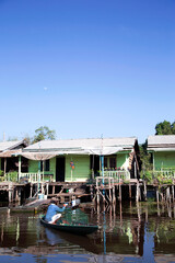 Obraz premium floating village