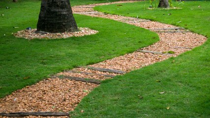 Curvy path way signifying life journey