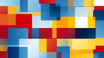 Fototapeta na wymiar AI generated illustration of vibrant square shapes as a background