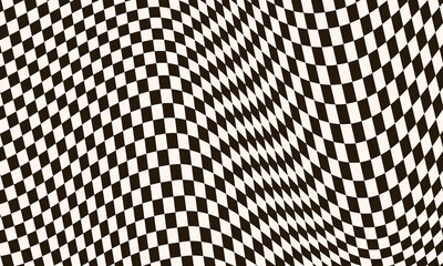 Checkered wavy background for any projects.