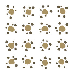 Set of round blob isolated for decoration vector illustration.