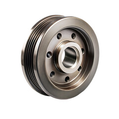 Authentic brake rotor isolated on transparent background