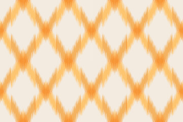 fabric ikat seamless pattern geometric ethnic traditional embroidery style.Design for background,carpet,mat,sarong,clothing,Vector illustration.