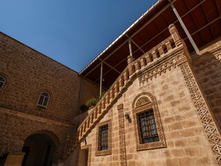 Fototapeta na wymiar Mor Gabriel Syriac Orthodox Church From Mardin City Turkey