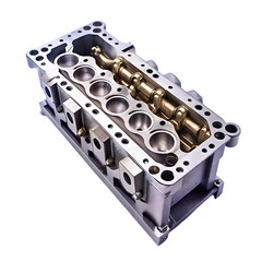 Obraz premium Metal Cylinder in Industrial Setting