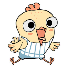 Chicken on the beach 