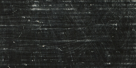 Distressed Black Grunge Paper Texture. Dark Scratched Aged Background