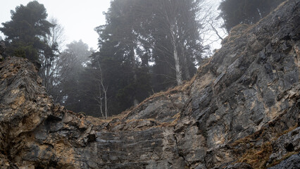 .Stone scale background - a textured surface of various-sized stones