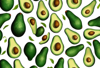 seamless pattern with cucumbers
